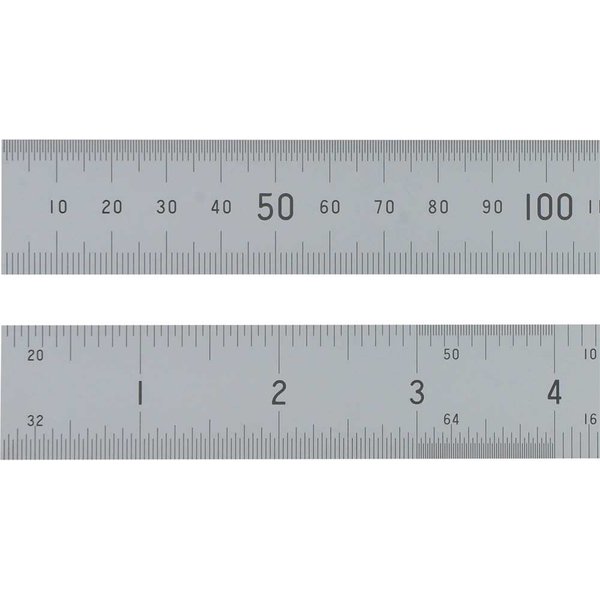 Fisher Satin Chrome Engineers Steel Rule