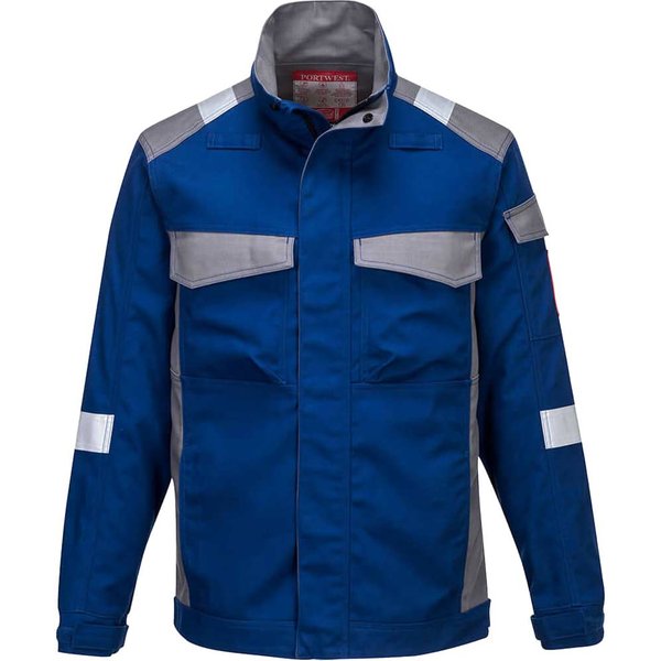 BizFlame Ultra Two Tone Flame Resistant Jacket Royal Blue 3XL