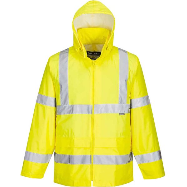Portwest Hi Vis Rain Jacket Yellow M
