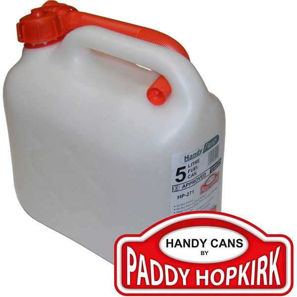 Paddy Hopkirk Plastic Fuel Can 5l Clear
