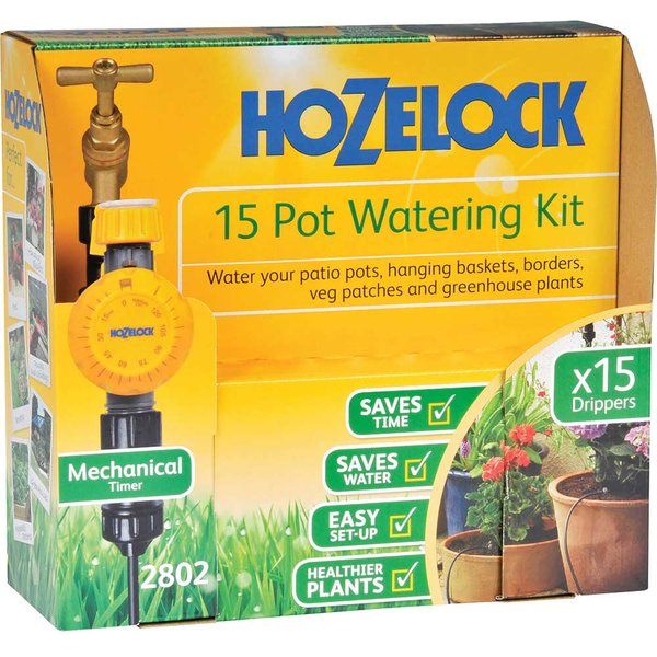 Hozelock MICRO 15 Pot Garden Watering System and Timer