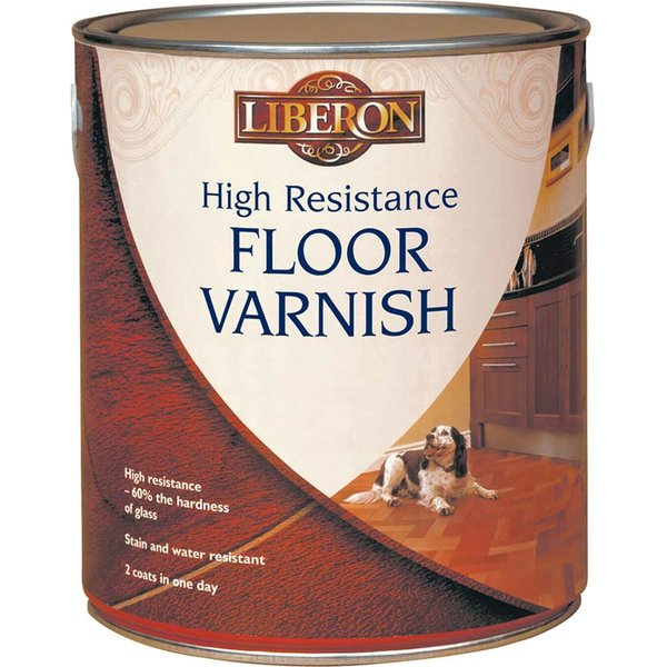 Liberon High Resistance Floor Varnish 2.5l Clear Satin