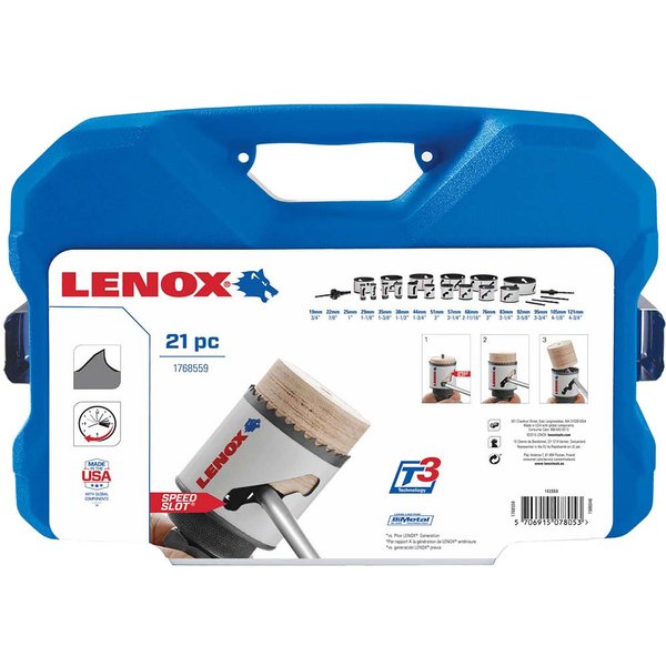 Lenox 21 Piece Electricians Hole Saw Set