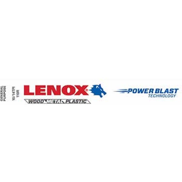 Lenox 10/14TPI General Purpose Reciprocating Sabre Saw Blades