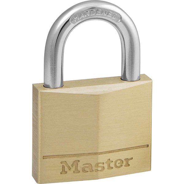 Masterlock Solid Brass Padlock 40mm Standard