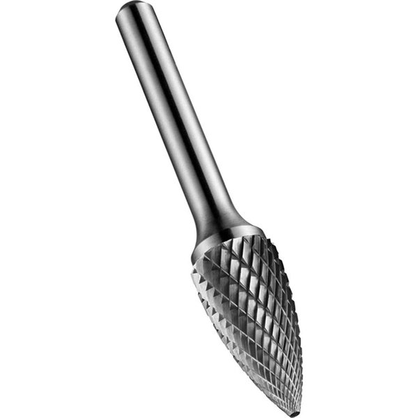 Dormer P813 Bright Pointed Tree Carbide Burr 9.6mm 19mm 6mm