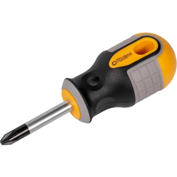 Roughneck Magnetic Pozi Stubby Screwdriver
