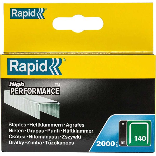 Rapid 140/6 6mm Galvanised Staples (Box 2000) 11905731