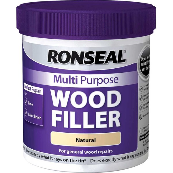 Ronseal Multi Purpose Wood Filler Tub Natural 930g