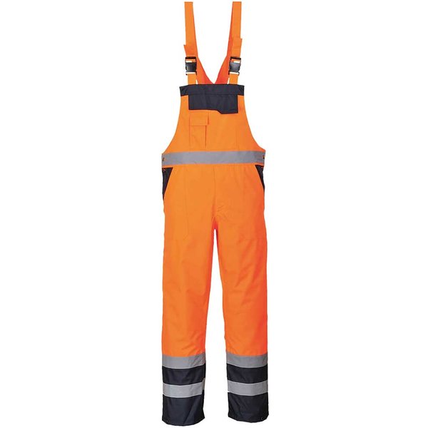 Oxford Weave 300D Class 2 Hi Vis Bib and Brace