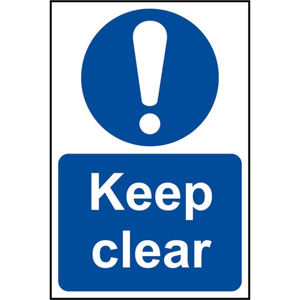 Scan Keep Clear Sign