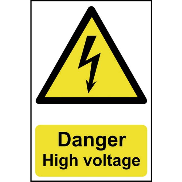 Scan Danger High Voltage Sign