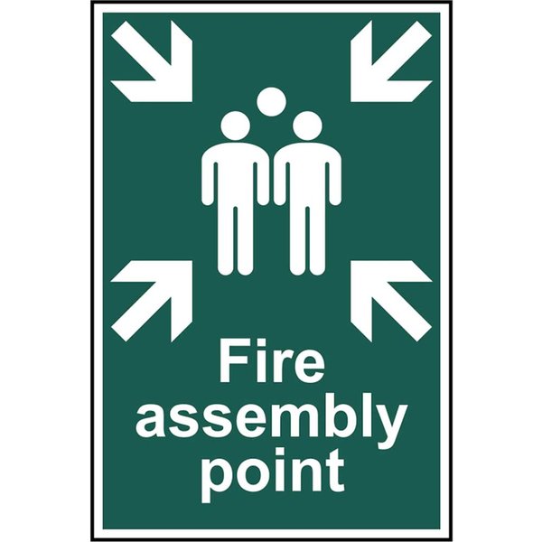 Scan Fire Assembly Point Sign