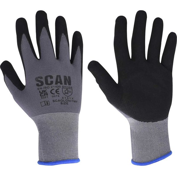 Scan Breathable Microfoam Nitrile Gloves