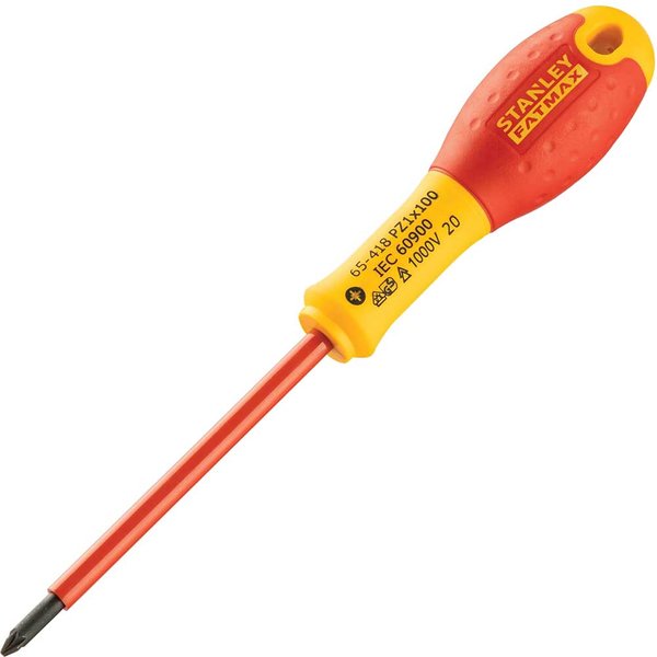 Stanley FatMax Insulated VDE Pozi Screwdriver
