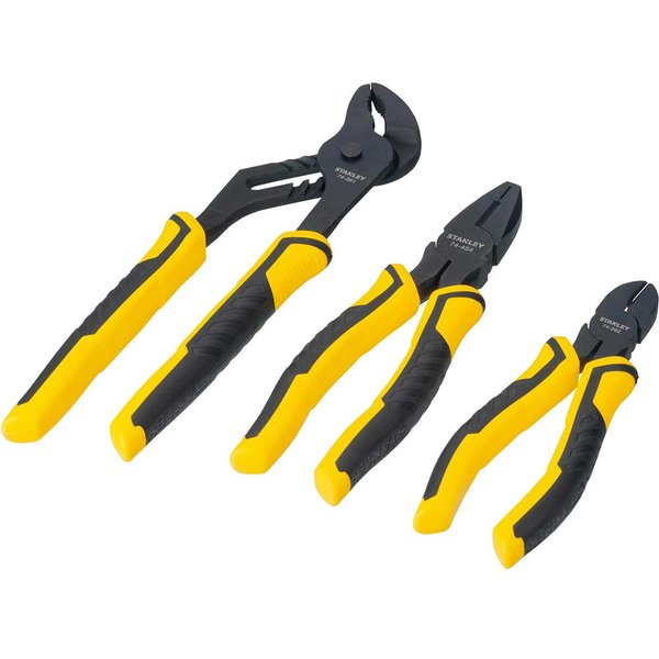 Stanley 3 Piece DynaGrip Plier Set