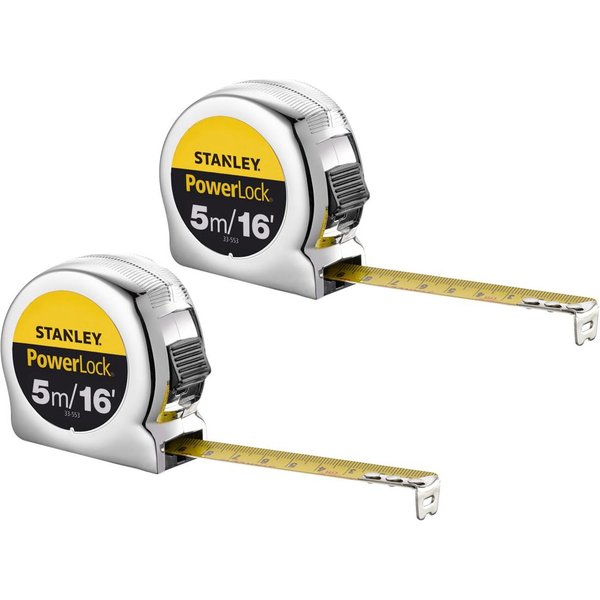 Stanley 2 Piece Classic Powerlock Tape Measure Kit