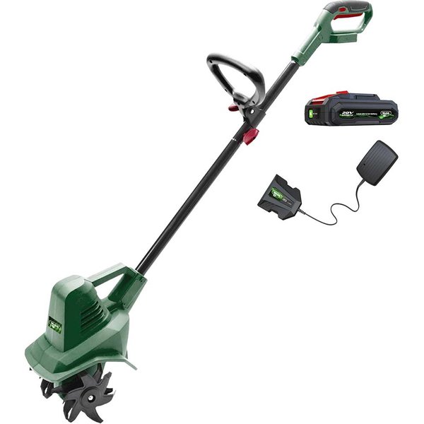 Webb WEV20TILB 20v Cordless Garden Tiller 1 x 2ah Li-ion Battery Charger