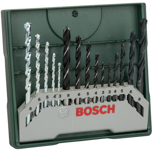 Bosch 15 Piece Mini X Line Drill Bit Set