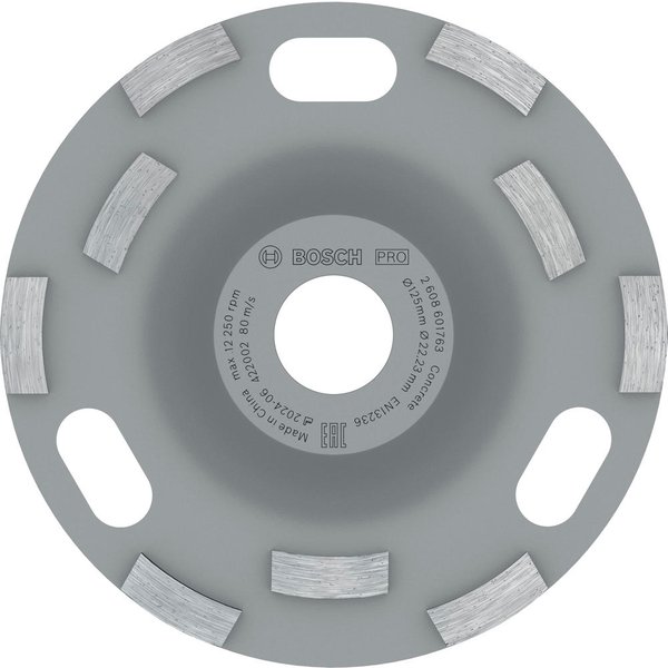Bosch PRO High Speed Diamond Grinding Head for Concrete