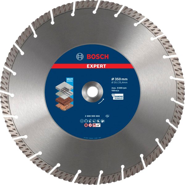 Bosch EXPERT Multi Material Diamond Cutting Disc