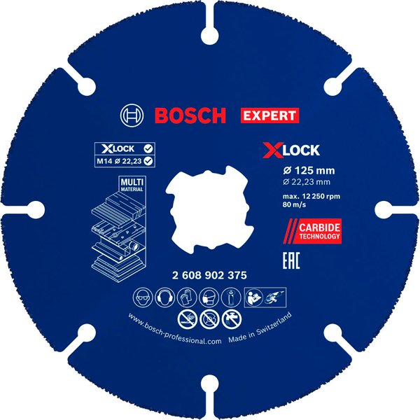 Bosch EXPERT X Lock Carbide Multi Material Cutting Disc