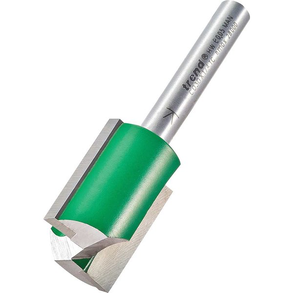 Trend CRAFTPRO Two Flute Straight Router Cutter