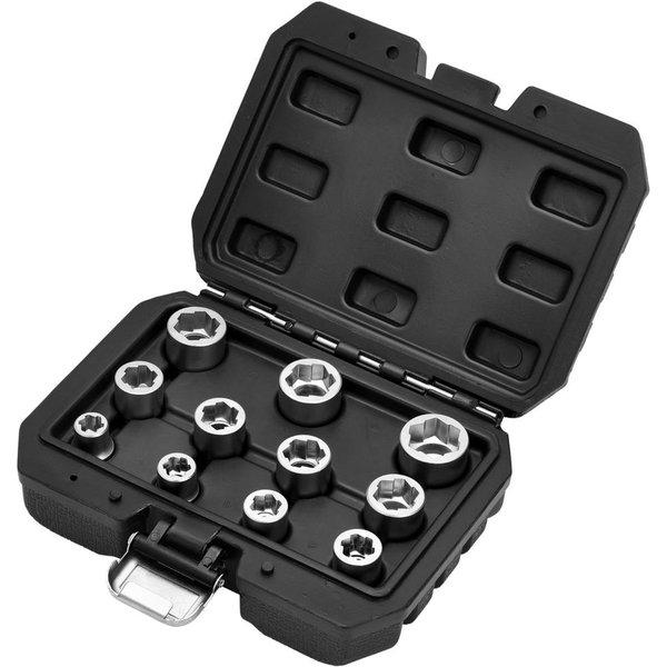 Draper 11 Piece 3/8" Drive Bolt Extractor Socket Set 3/8"