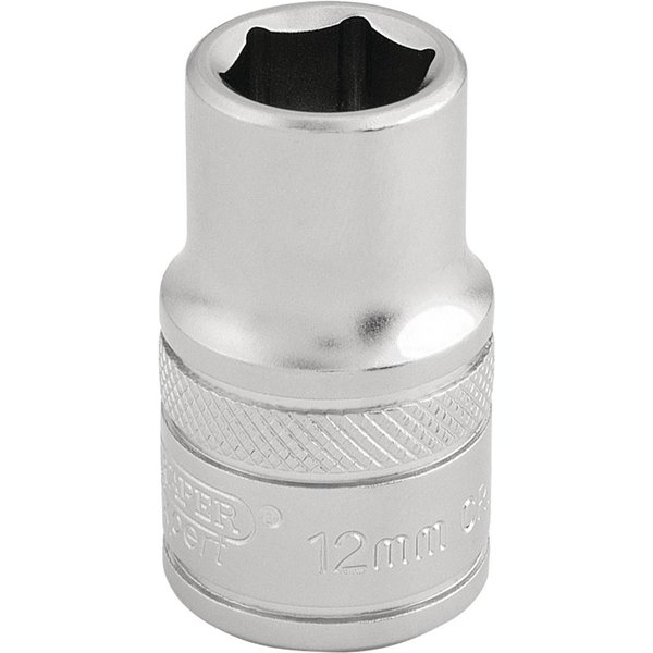 Draper 1/2" Drive Satin Finish Hexagon Socket Metric