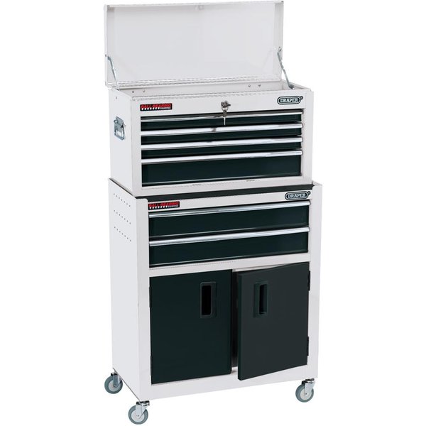 Draper Combined Roller Cabinet and Tool Chest 6 Drawers 24 inch, none