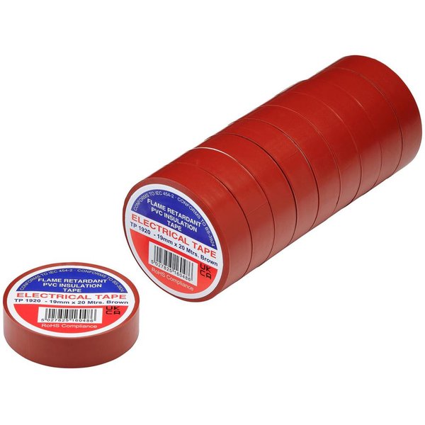 Draper PVC Electrical Insulation Tape Pack of 10