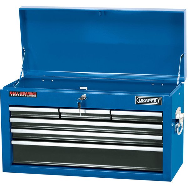 Draper 6 Drawer Tool Chest Blue / Black
