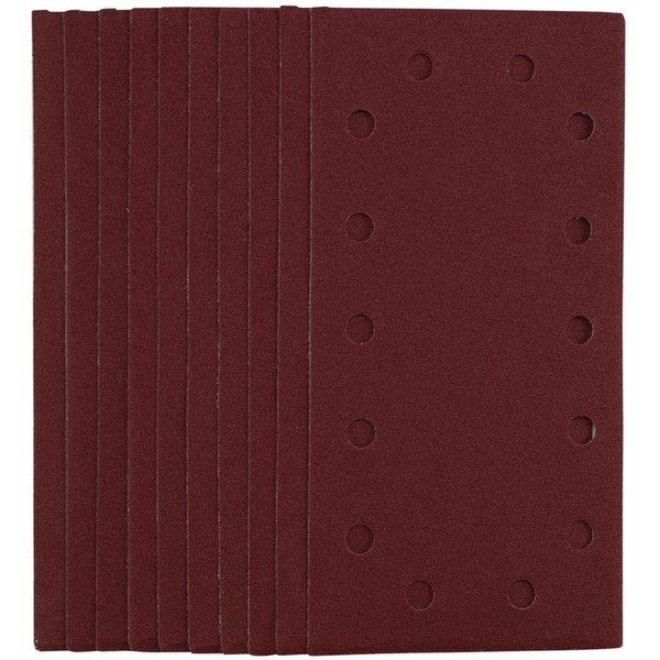 Draper Hook and Loop 1/2 Sanding Sheets 115mm x 230mm 120g Pack of 10