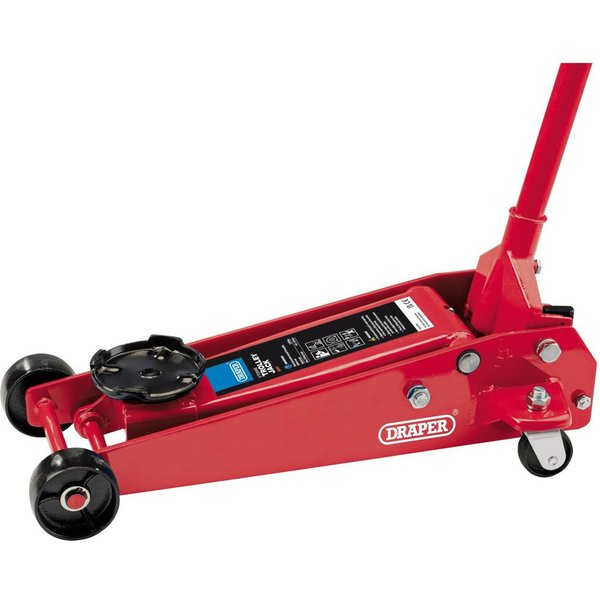 Draper 3t Heavy Duty Garage Trolley Jack 3 Tonne
