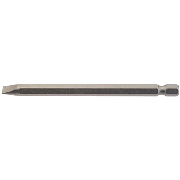 Draper Slotted Screwdriver Bit 6.5mm 100mm Pack of 1
