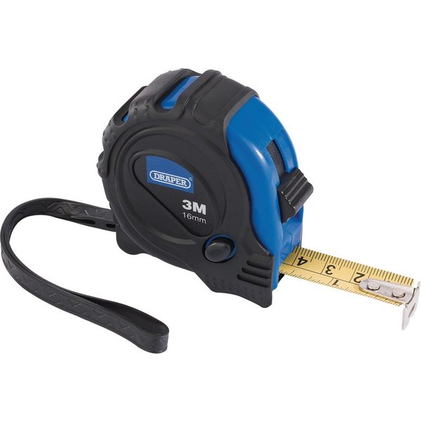 Draper Soft Grip Tape Measure Imperial & Metric 33ft / 10m 32mm