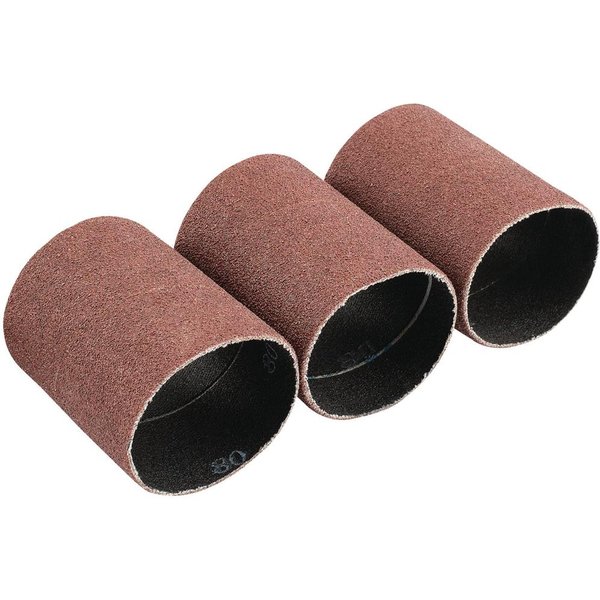 Draper Sanding Roller Sanding Sleeves 80g Pack of 3