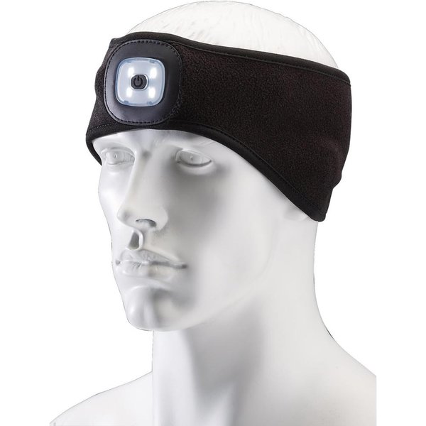 Draper Rechargeable LED Headband Torch Black