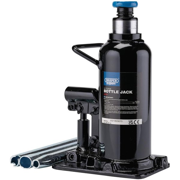 Draper Expert Hydraulic Bottle Jack 12 Tonne