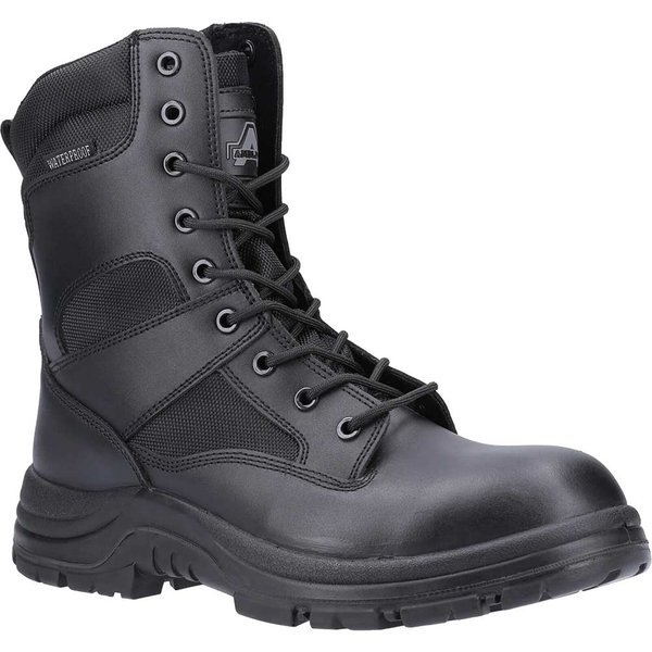 Amblers Mens Safety Combat Hi-Leg Waterproof Metal Free Boots Black Size 6