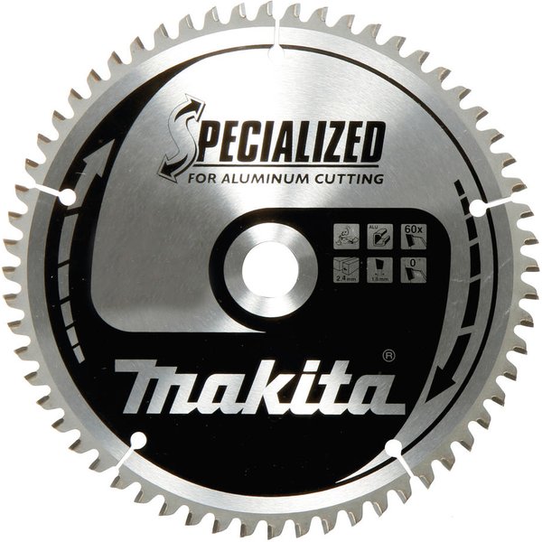 Makita SPECIALIZED Circular Saw Blade for Aluminium Cutting 190mm 60T 30mm