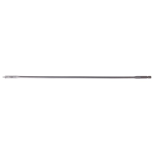 Makita 1/4" Hex Shank Flat Wood Drill Bit 6mm 400mm Pack of 1