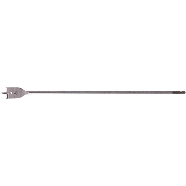 Makita 1/4" Hex Shank Flat Wood Drill Bit 24mm 400mm Pack of 1