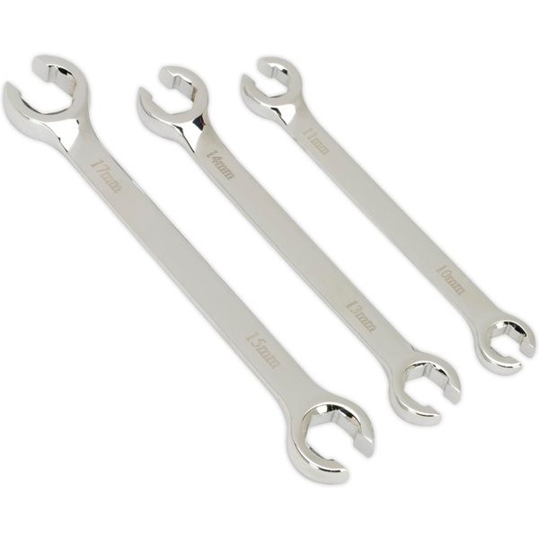 Sealey AK600 3 Piece Flare Nut Wrench Set