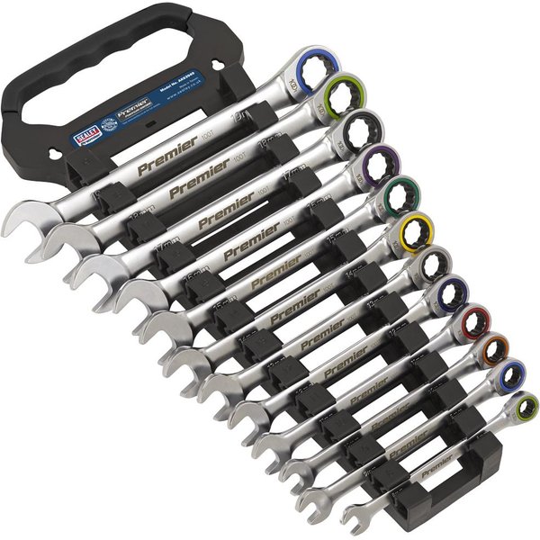 Sealey Platinum Series 12 Piece Ratchet Combination Spanner Set