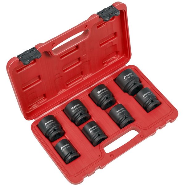 Sealey Premier 8 Piece 3/4" Drive Impact Socket Set