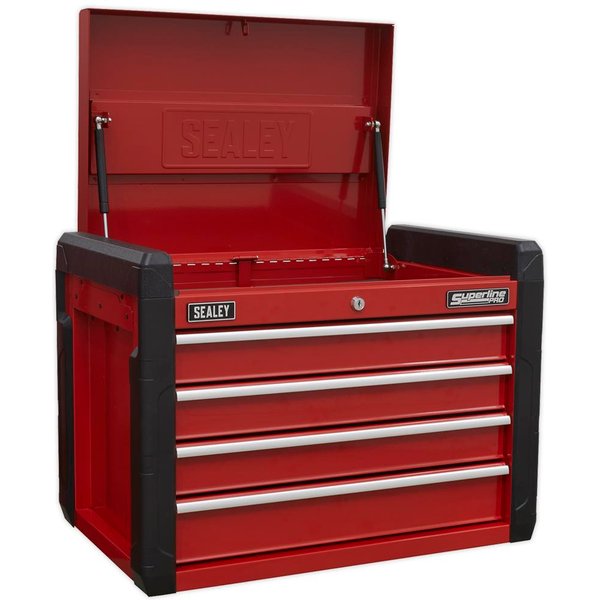 Sealey AP3401 4 Drawer Tool Chest Red