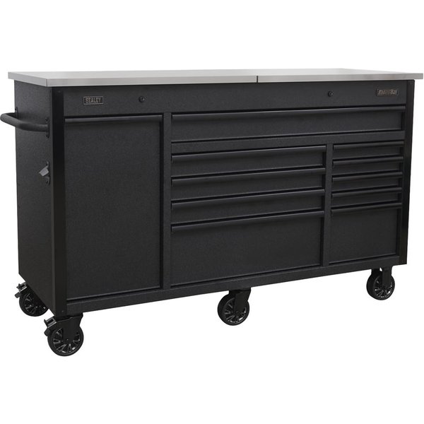 Sealey Tool Roller Cabinet and Power Tool Charging Drawer Black