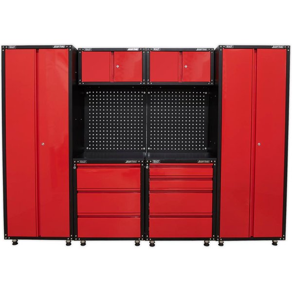 Sealey American Pro Modular Storage System Combo Black / Red