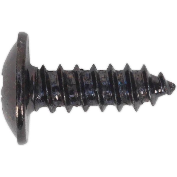 Self Tapping Flange Head Pozi Screws Black 4.2mm 13mm Pack of 100